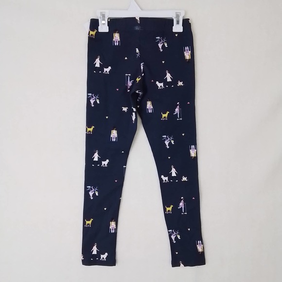 Carter's Cotton Blend Leggings Size 10 Navy "Be Kind" Graphic - Picture 2 of 11